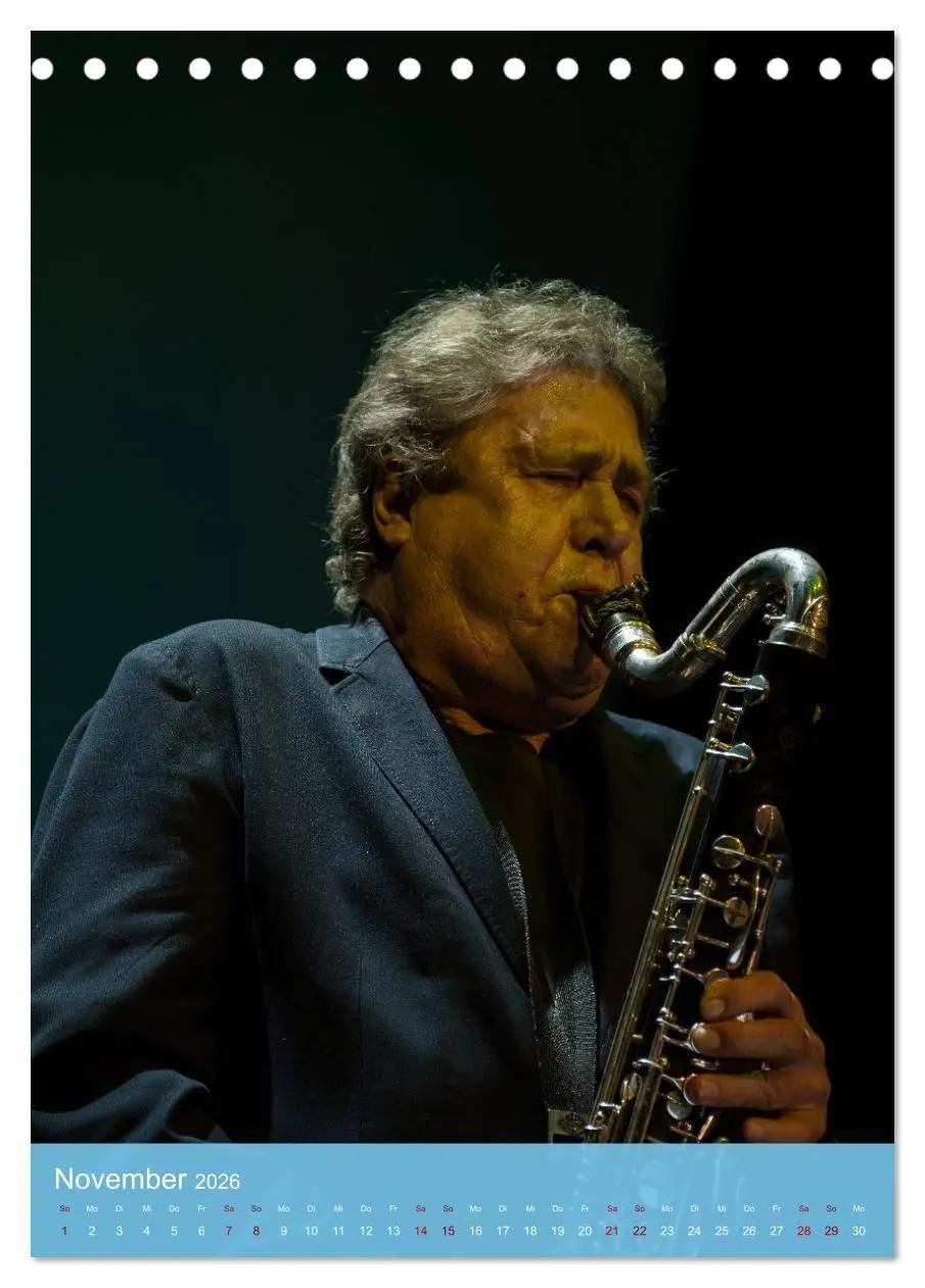Bild: 9783516695915 | Jazz - Zwischen den Tönen (Tischkalender 2026 DIN A5 hoch),...