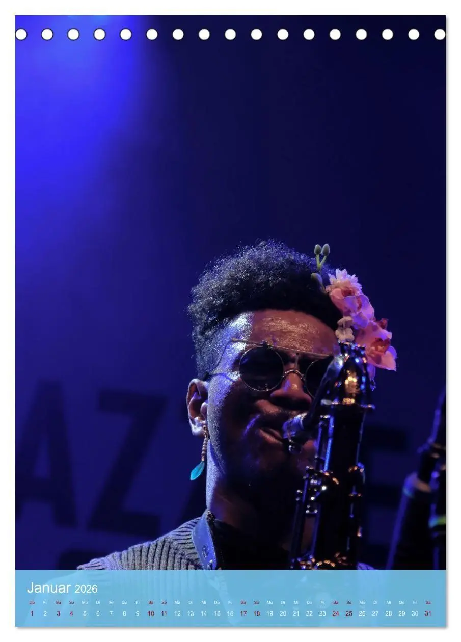 Bild: 9783516695915 | Jazz - Zwischen den Tönen (Tischkalender 2026 DIN A5 hoch),...