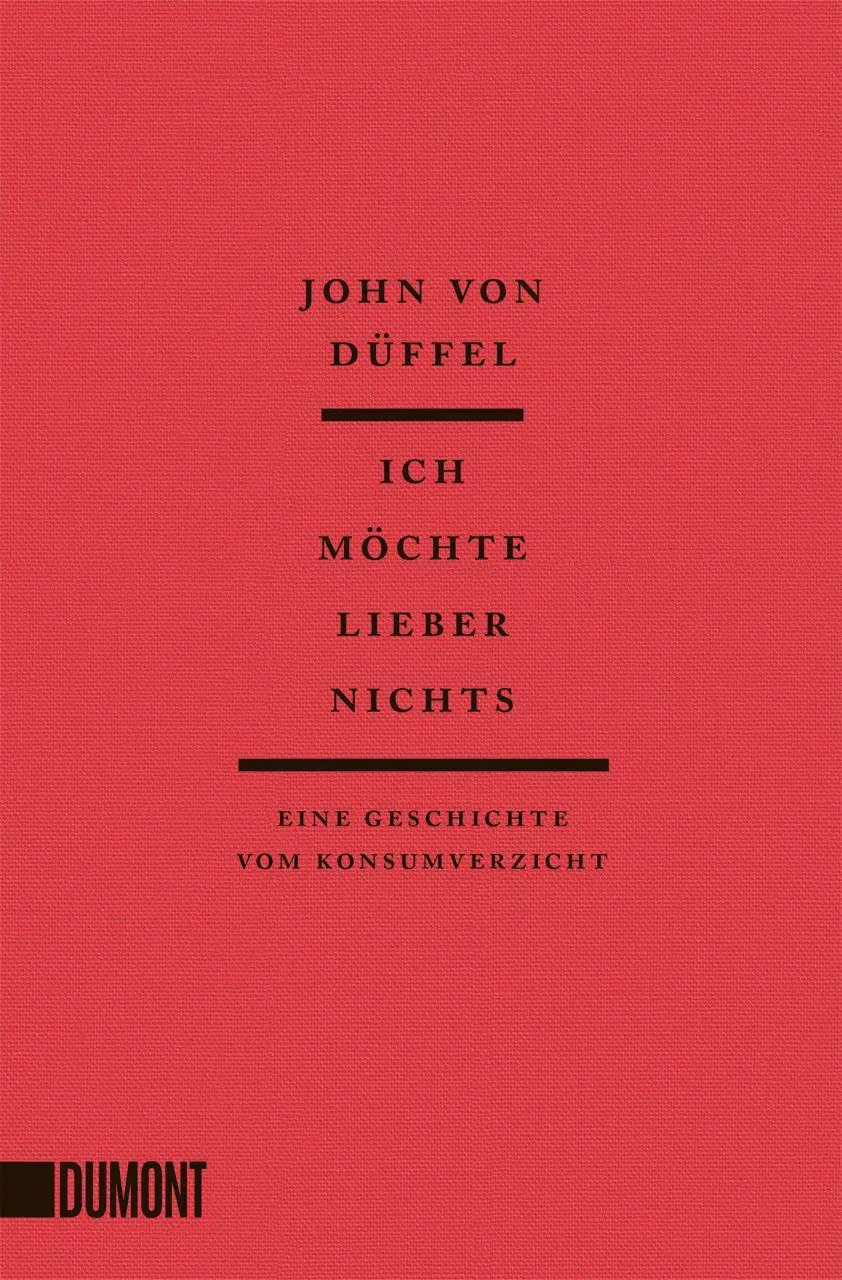 Cover: 9783755805915 | Ich möchte lieber nichts | Eine Geschichte vom Konsumverzicht | Düffel