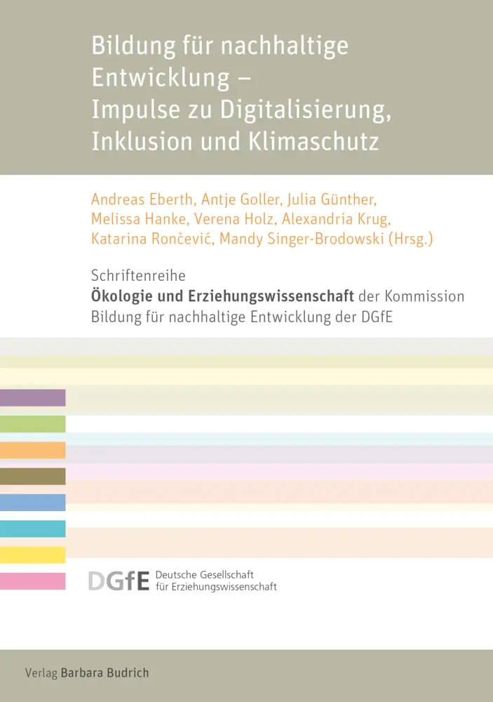 Cover: 9783847425915 | Bildung für nachhaltige Entwicklung - Impulse zu Digitalisierung,...