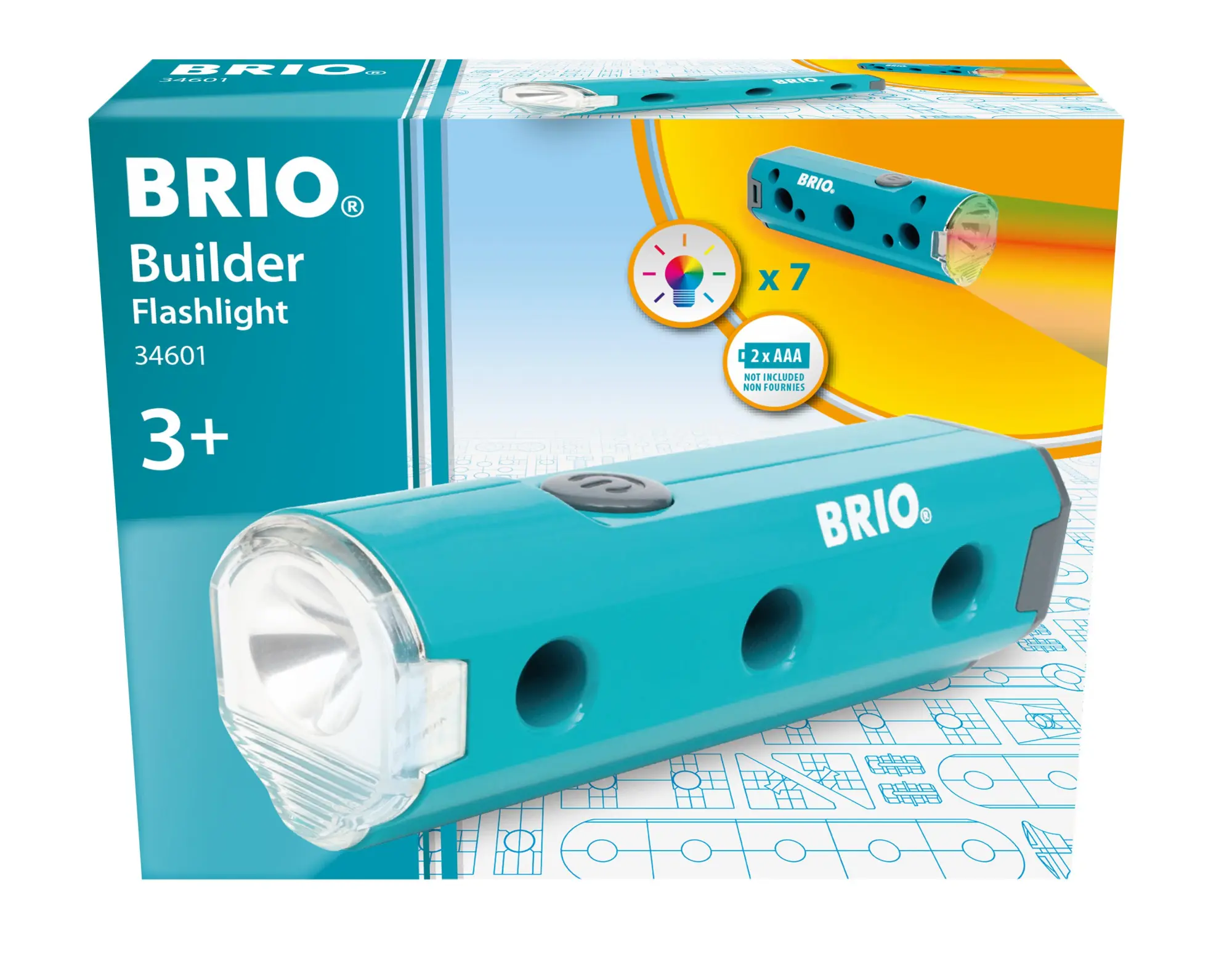 Cover: 7312350346015 | BRIO Builder - 34601 Taschenlampe Entwicklungsförderndes...