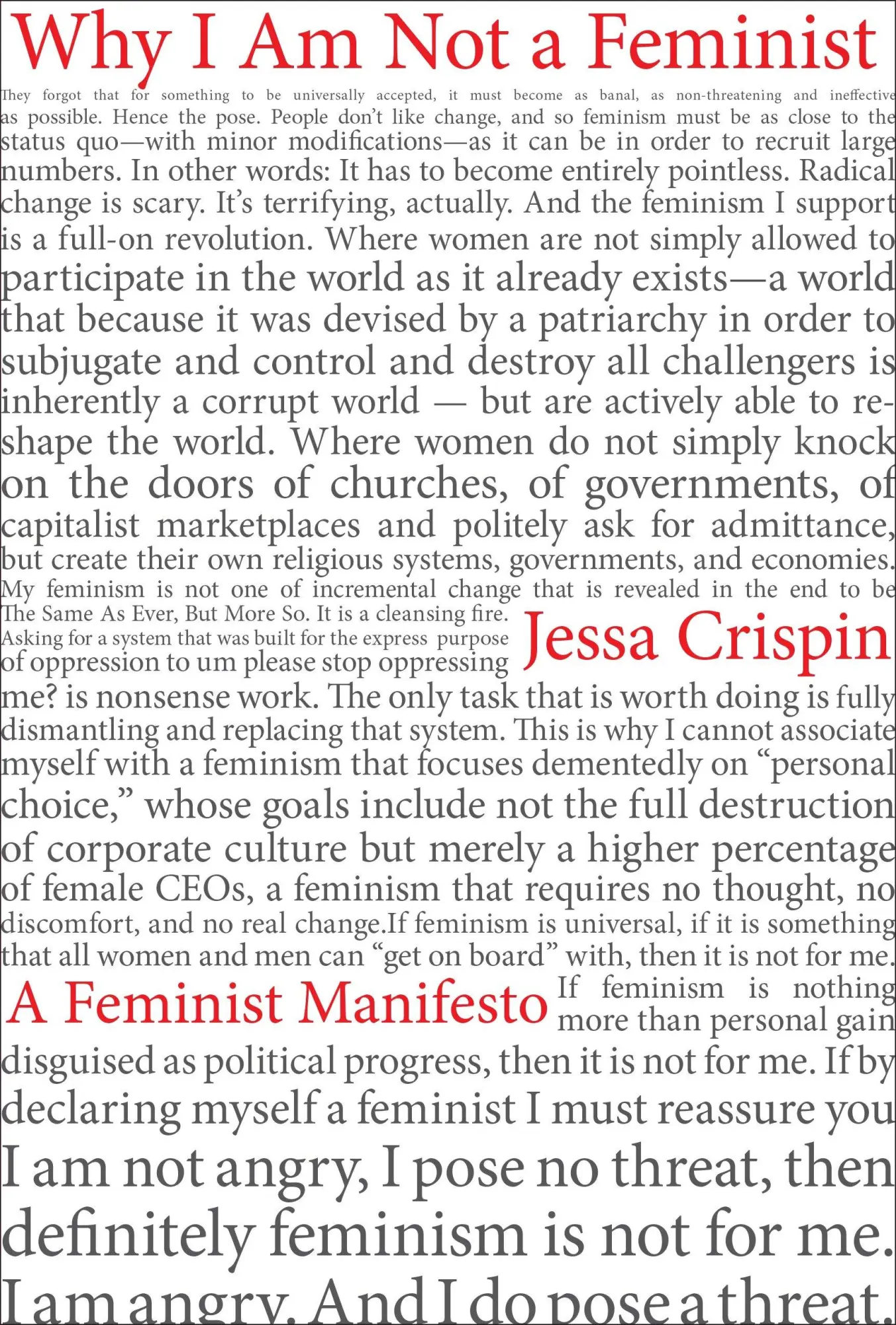 Cover: 9781612196015 | Why I am Not a Feminist | A Feminist Manirfesto | Jessa Crispin | Buch