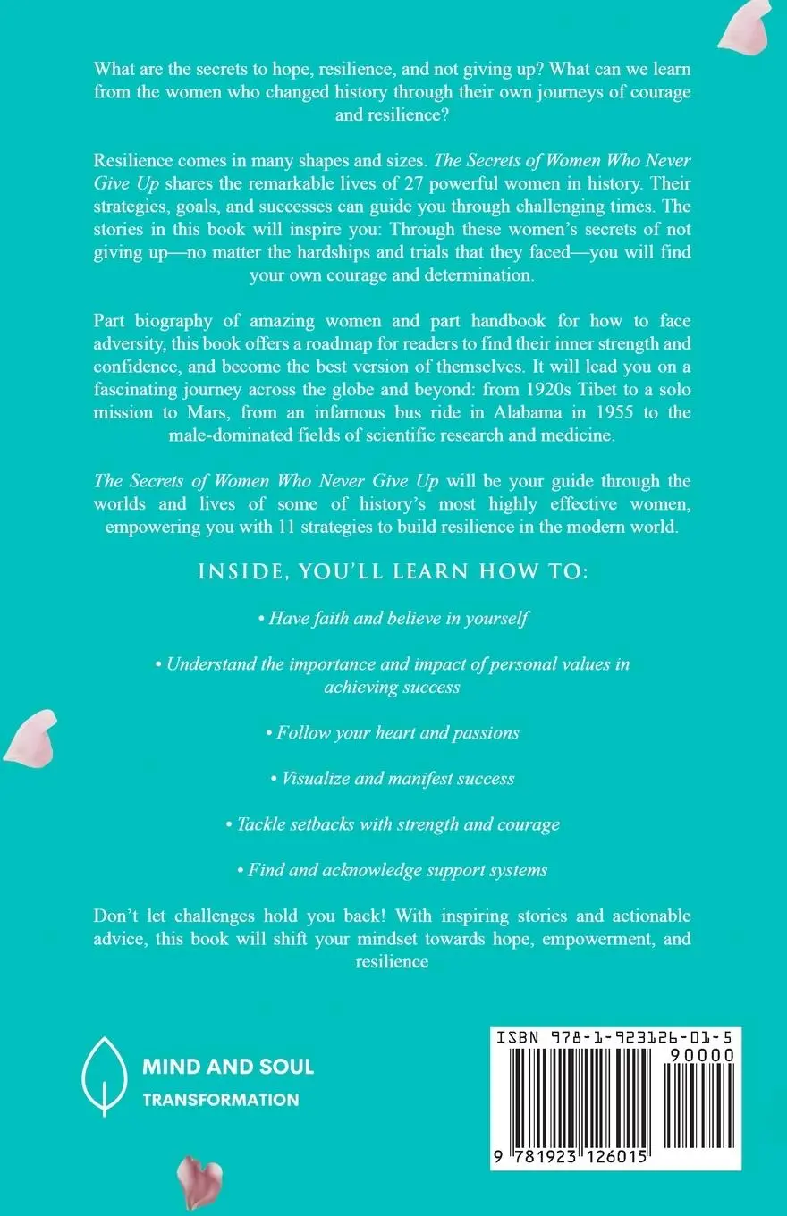 Rückseite: 9781923126015 | The Secrets of Women Who Never Give Up | Katja Lindemann (u. a.)