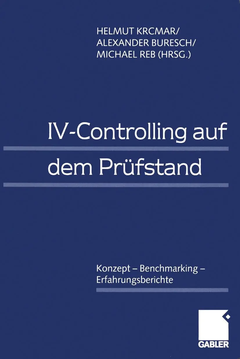 Cover: 9783409116015 | IV-Controlling auf dem Prüfstand | Helmut Krcmar (u. a.) | Taschenbuch