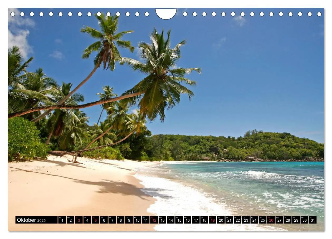 Bild: 9783435786015 | Seychellen (Wandkalender 2025 DIN A4 quer), CALVENDO Monatskalender