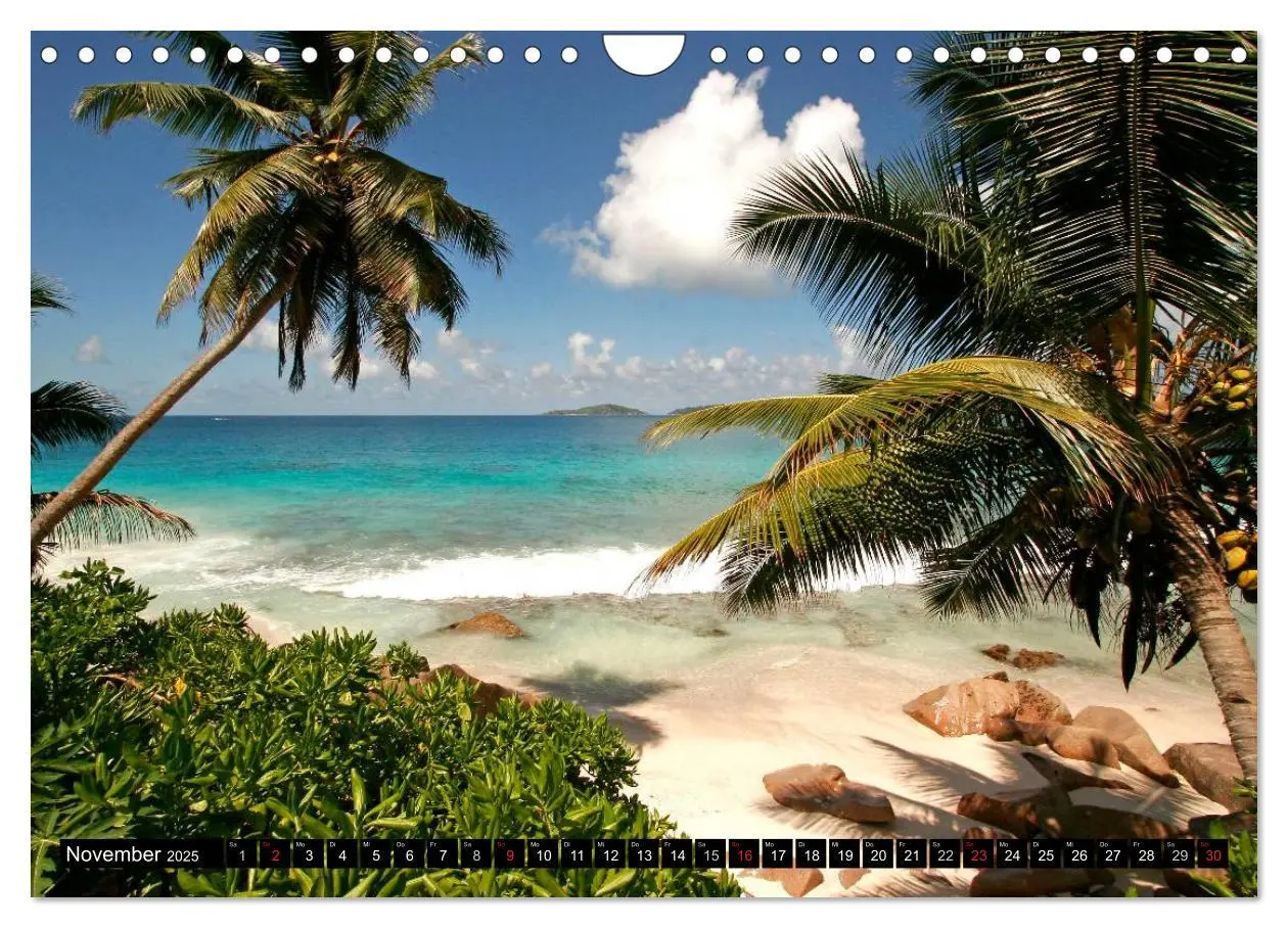 Bild: 9783435786015 | Seychellen (Wandkalender 2025 DIN A4 quer), CALVENDO Monatskalender