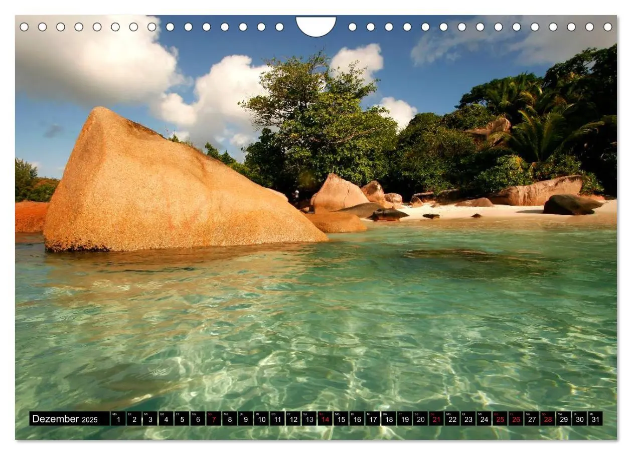 Bild: 9783435786015 | Seychellen (Wandkalender 2025 DIN A4 quer), CALVENDO Monatskalender