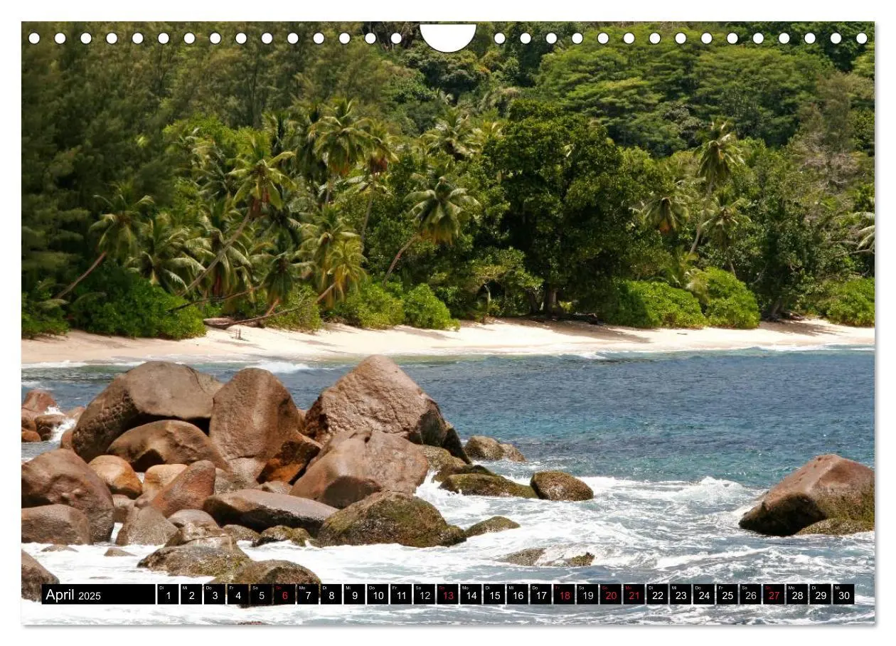 Bild: 9783435786015 | Seychellen (Wandkalender 2025 DIN A4 quer), CALVENDO Monatskalender