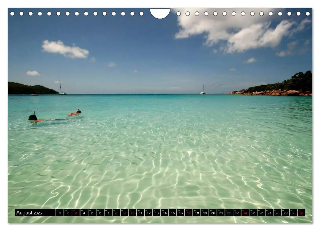 Bild: 9783435786015 | Seychellen (Wandkalender 2025 DIN A4 quer), CALVENDO Monatskalender