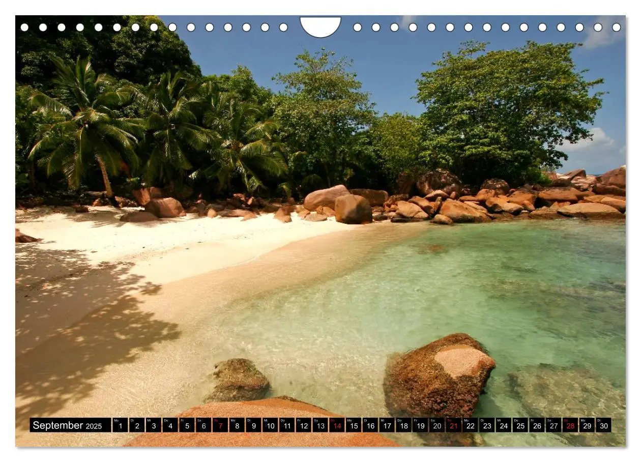 Bild: 9783435786015 | Seychellen (Wandkalender 2025 DIN A4 quer), CALVENDO Monatskalender