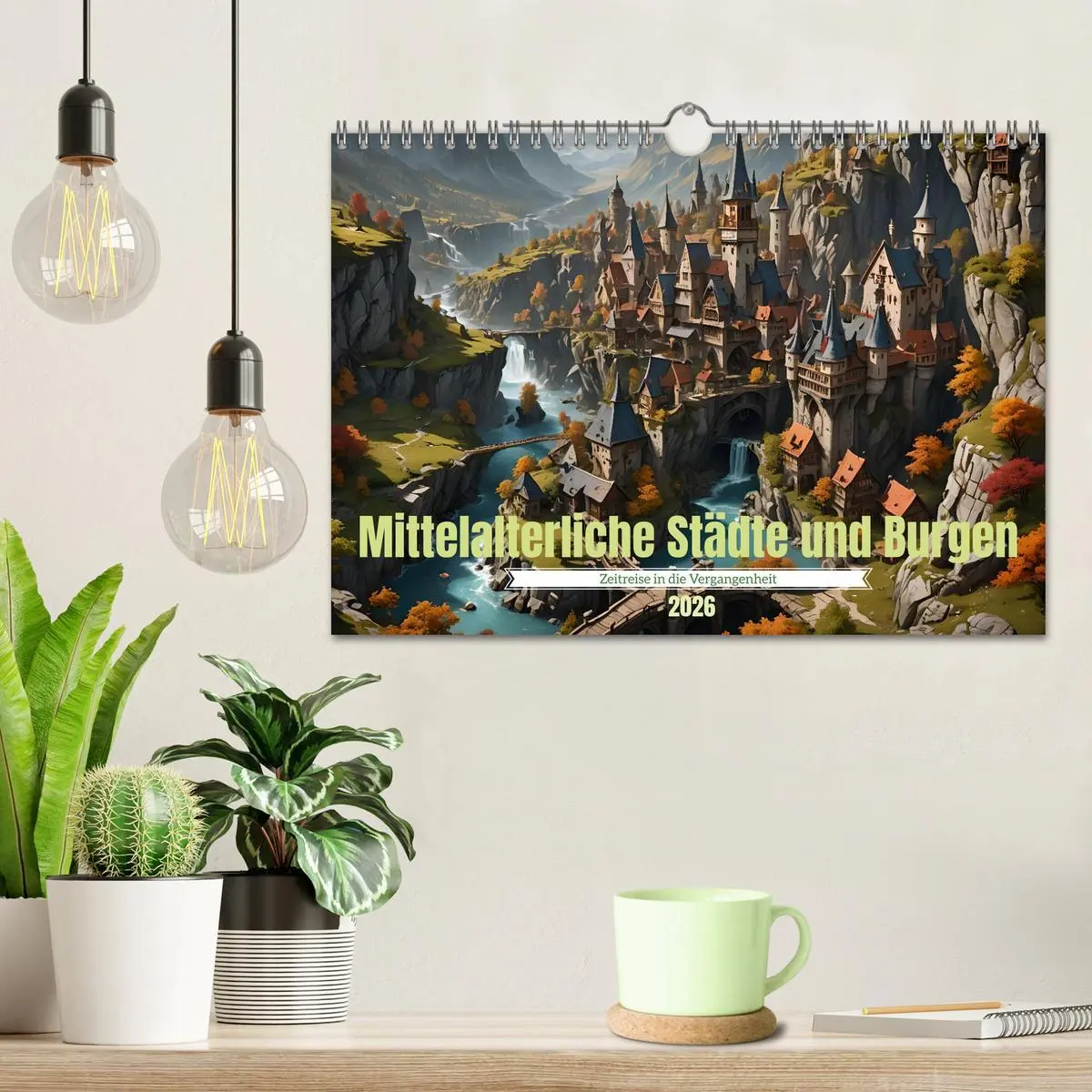 Bild: 9783457326015 | Mittelalterliche Städte und Burgen (Wandkalender 2026 DIN A4 quer),...
