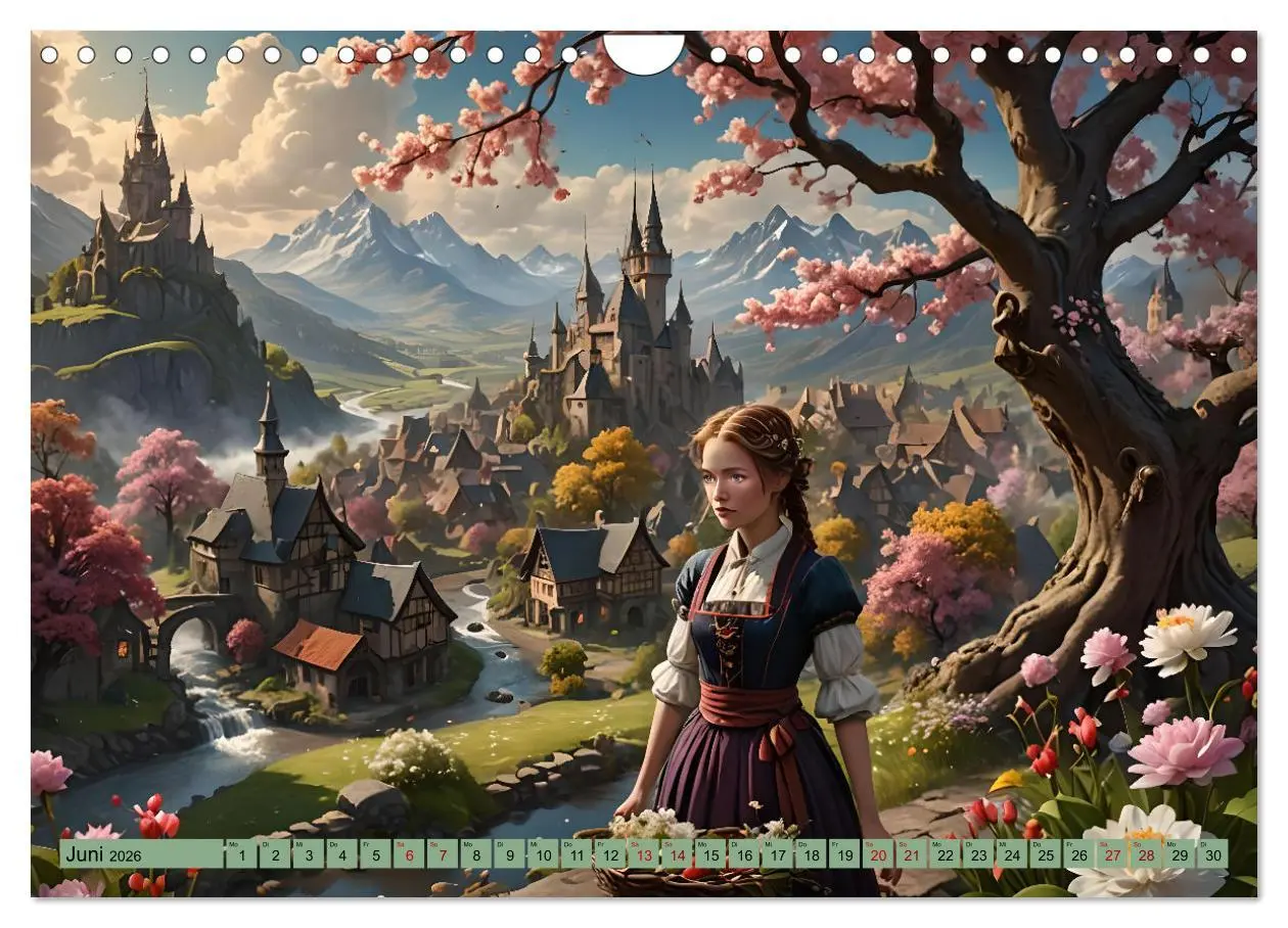 Bild: 9783457326015 | Mittelalterliche Städte und Burgen (Wandkalender 2026 DIN A4 quer),...
