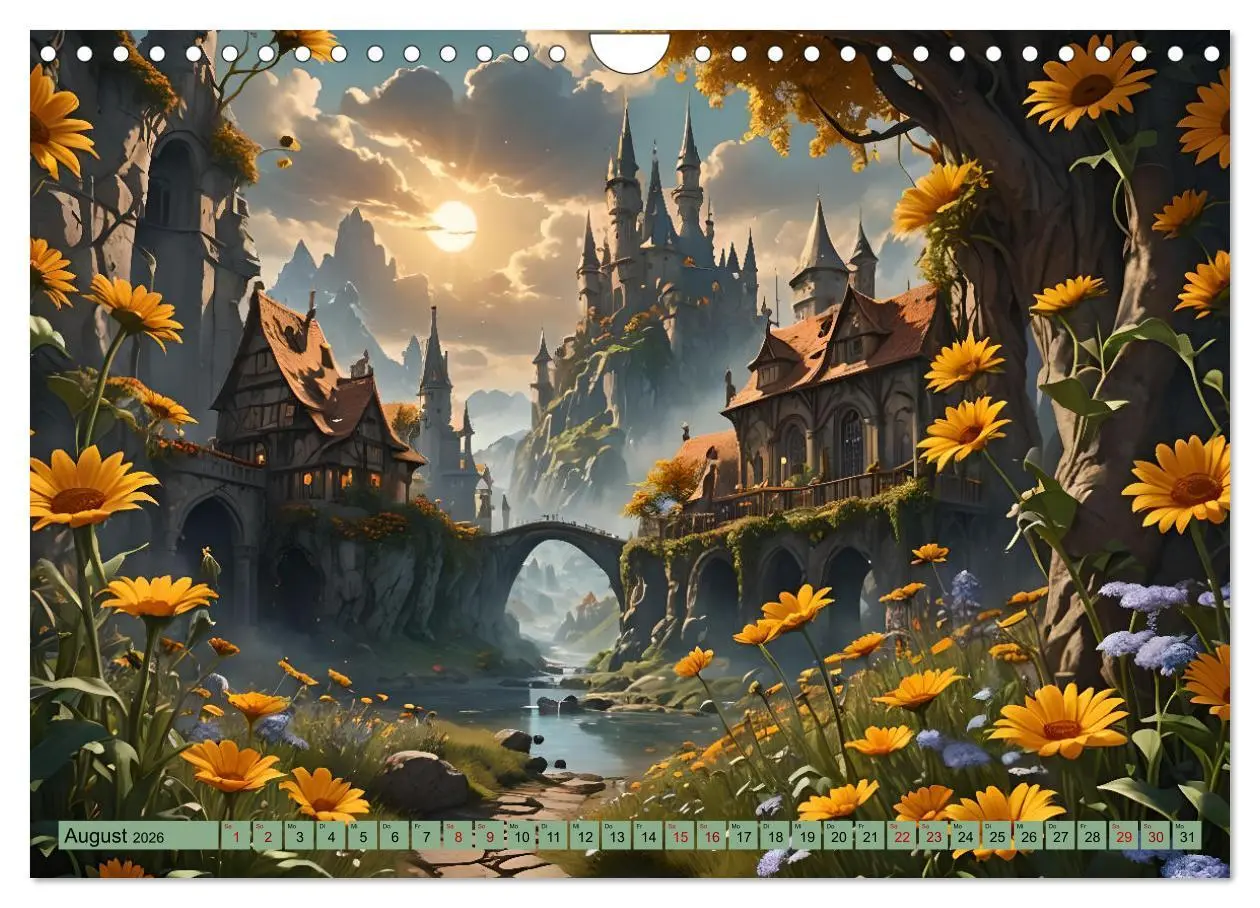 Bild: 9783457326015 | Mittelalterliche Städte und Burgen (Wandkalender 2026 DIN A4 quer),...