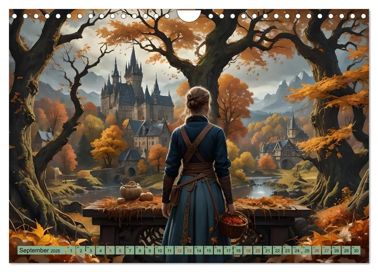 Bild: 9783457326015 | Mittelalterliche Städte und Burgen (Wandkalender 2026 DIN A4 quer),...