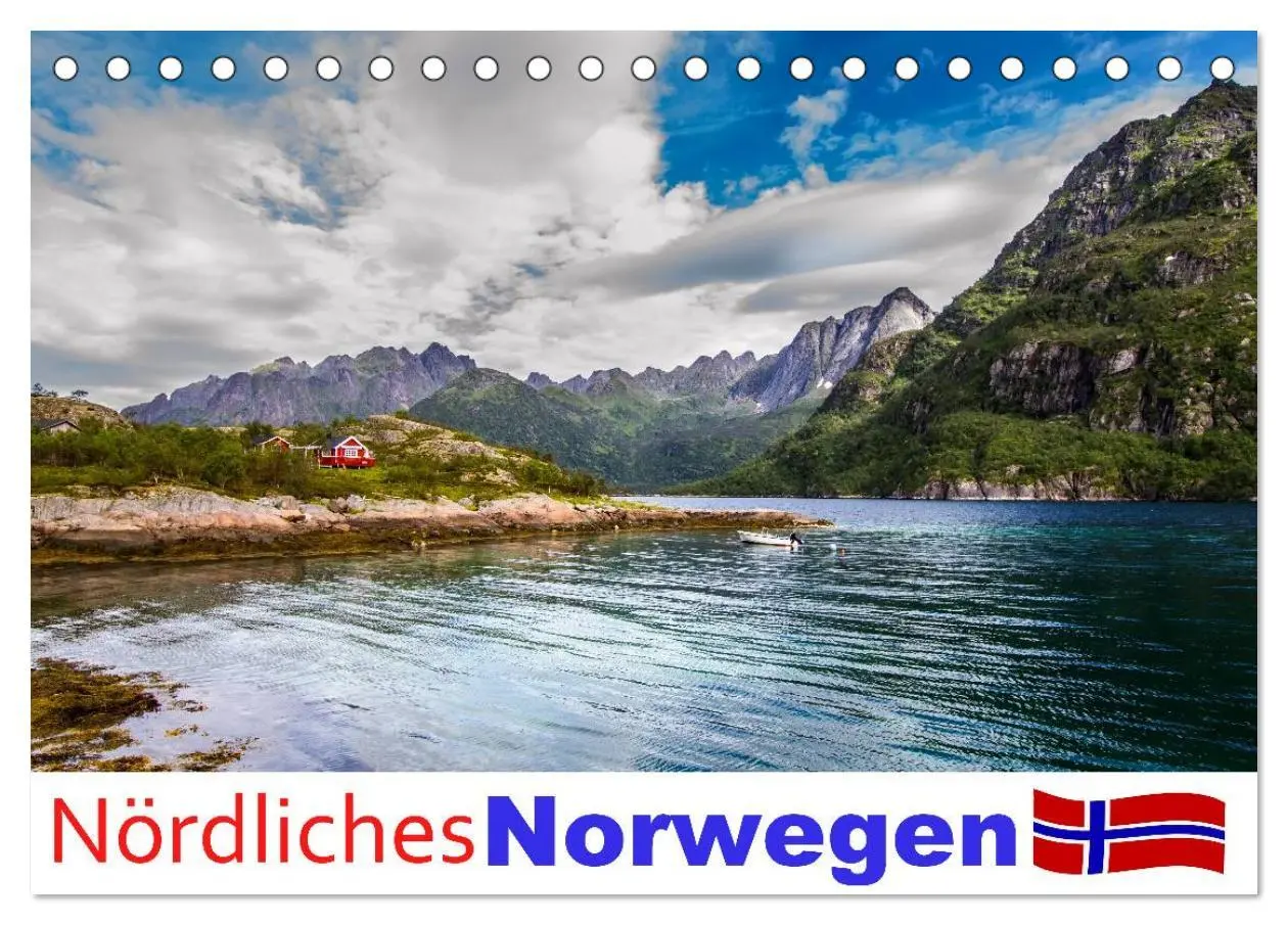 Cover: 9783516106015 | Nördliches Norwegen (Tischkalender 2026 DIN A5 quer), CALVENDO...