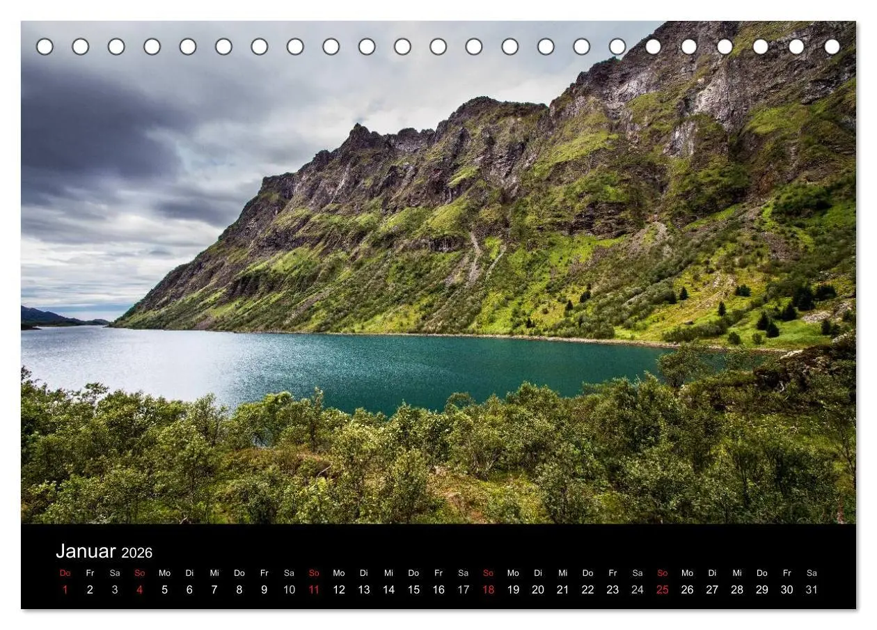Bild: 9783516106015 | Nördliches Norwegen (Tischkalender 2026 DIN A5 quer), CALVENDO...
