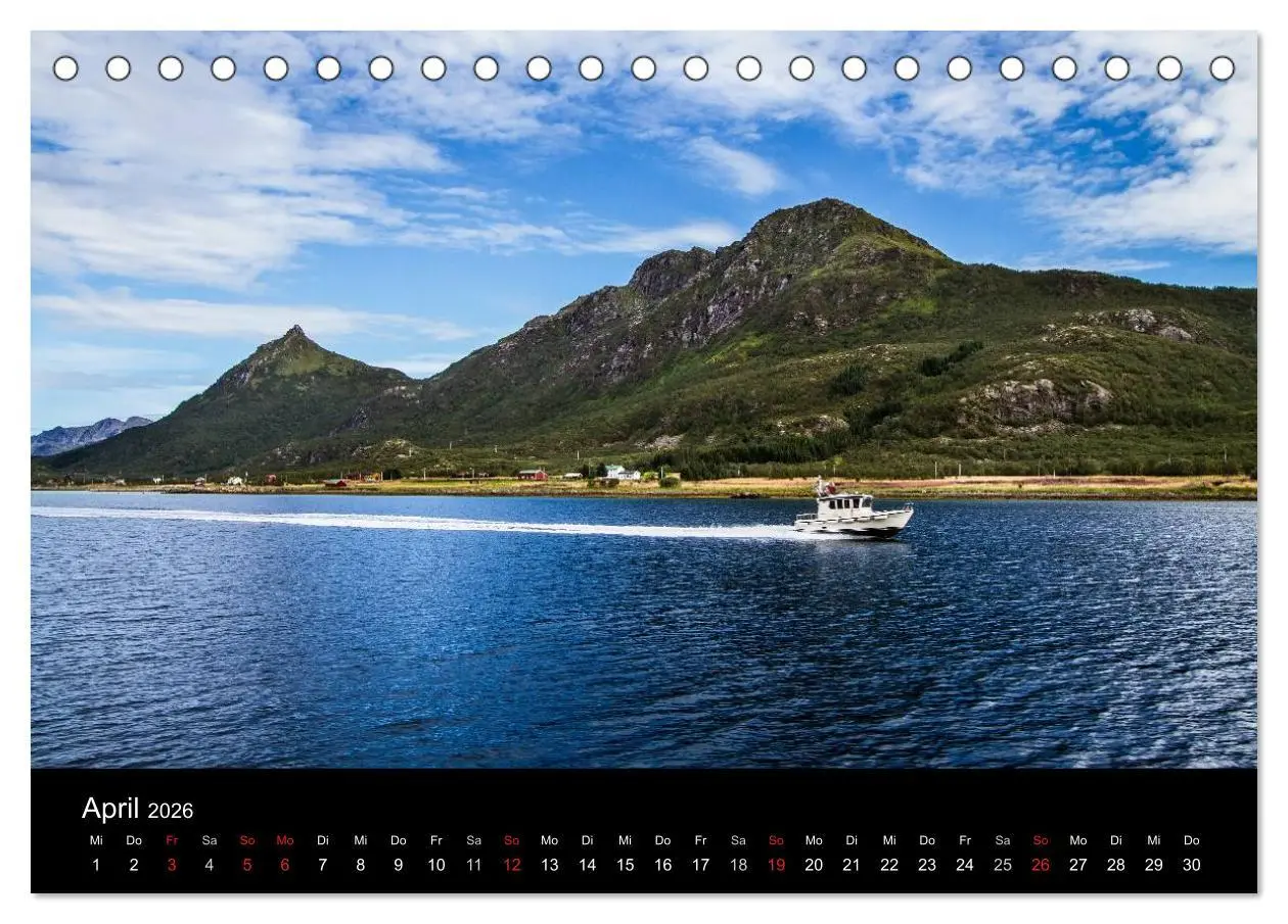 Bild: 9783516106015 | Nördliches Norwegen (Tischkalender 2026 DIN A5 quer), CALVENDO...