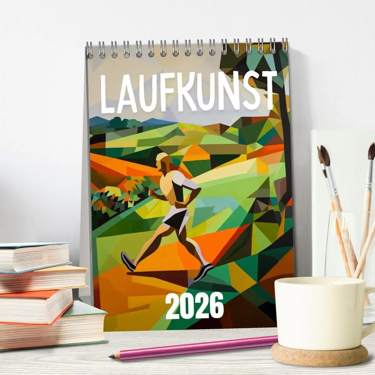 Bild: 9783516656015 | Laufkunst. (Tischkalender 2026 DIN A5 hoch), CALVENDO Monatskalender