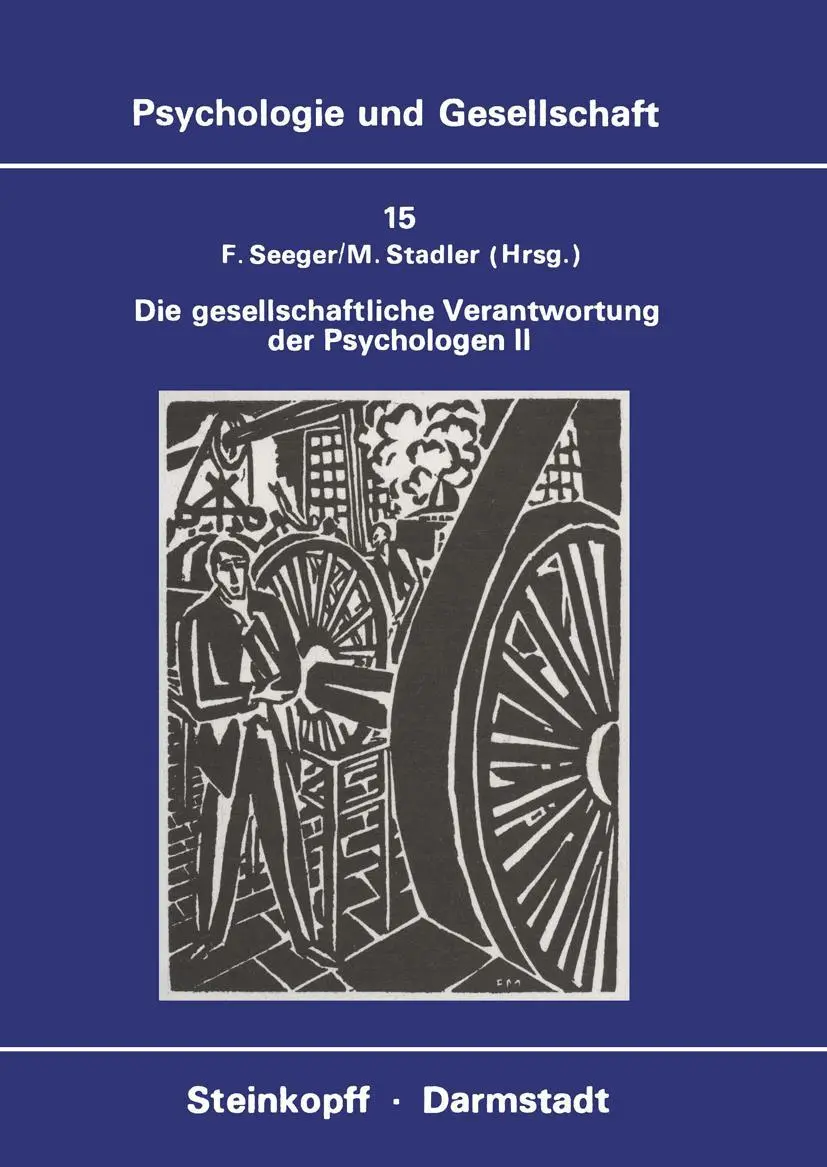 Cover: 9783798506015 | Die Gesellschaftliche Verantwortung der Psychologen II | Taschenbuch