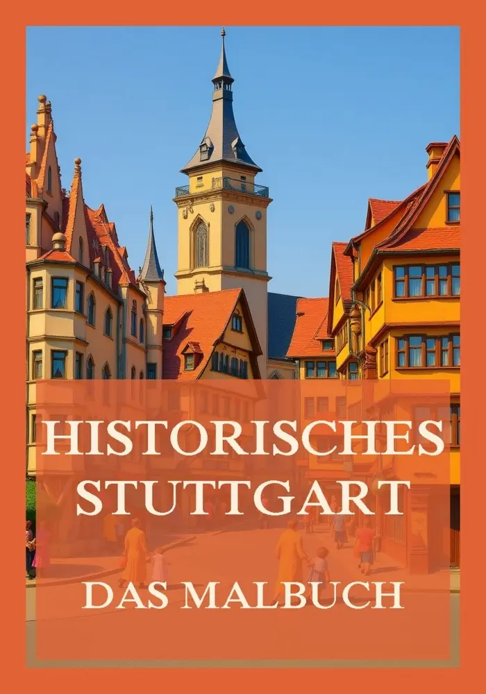 Cover: 9783988686015 | Historisches Stuttgart - Das Malbuch | Für Kinder und Erwachsene
