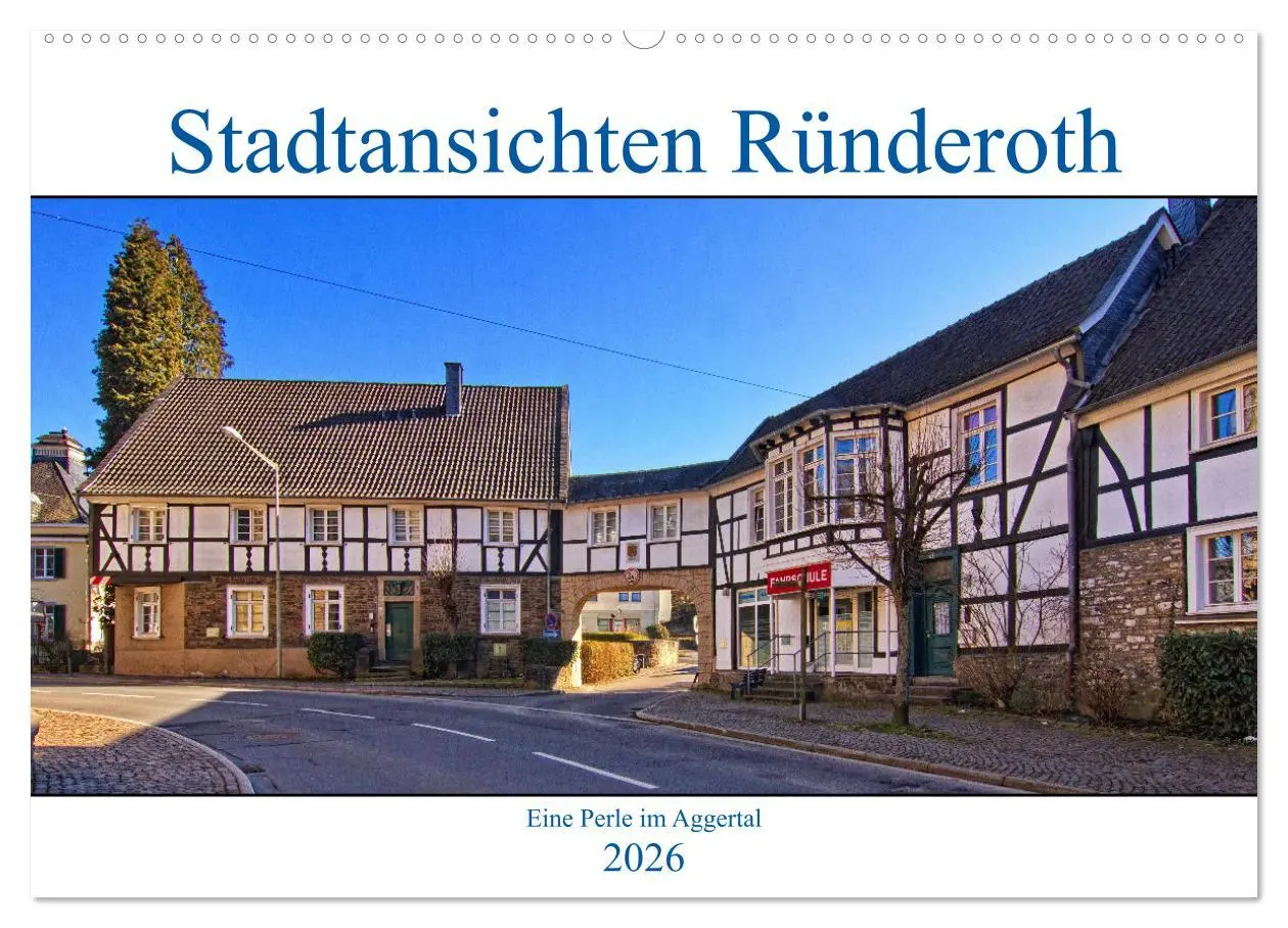 Cover: 9783457626115 | Stadtansichten Ründeroth (Wandkalender 2026 DIN A2 quer), CALVENDO...