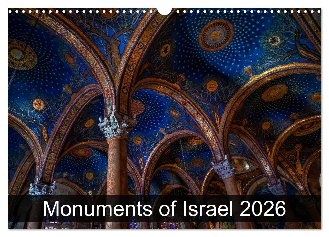 Cover: 9783516576115 | Monuments of Israel 2026 (Wall Calendar 2026 DIN A3 landscape),...