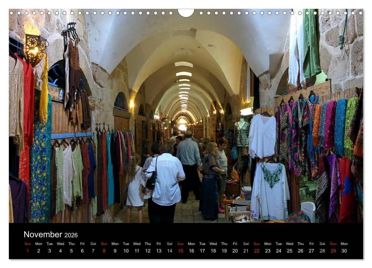 Bild: 9783516576115 | Monuments of Israel 2026 (Wall Calendar 2026 DIN A3 landscape),...