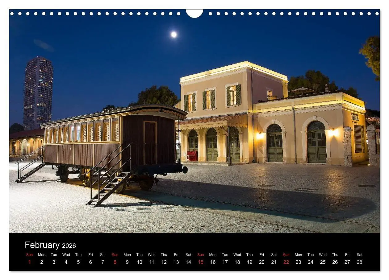 Bild: 9783516576115 | Monuments of Israel 2026 (Wall Calendar 2026 DIN A3 landscape),...