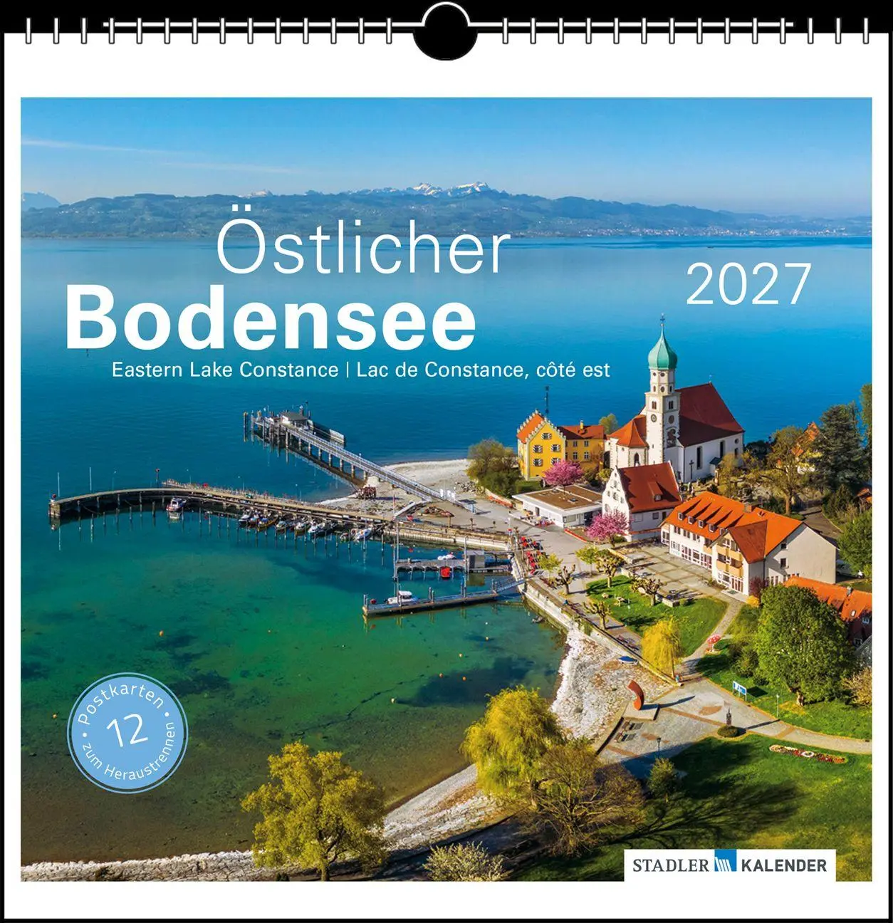 Cover: 9783861926115 | Östlicher Bodensee 2027 | Postkarten-Tischkalender | Fotografen | 2027