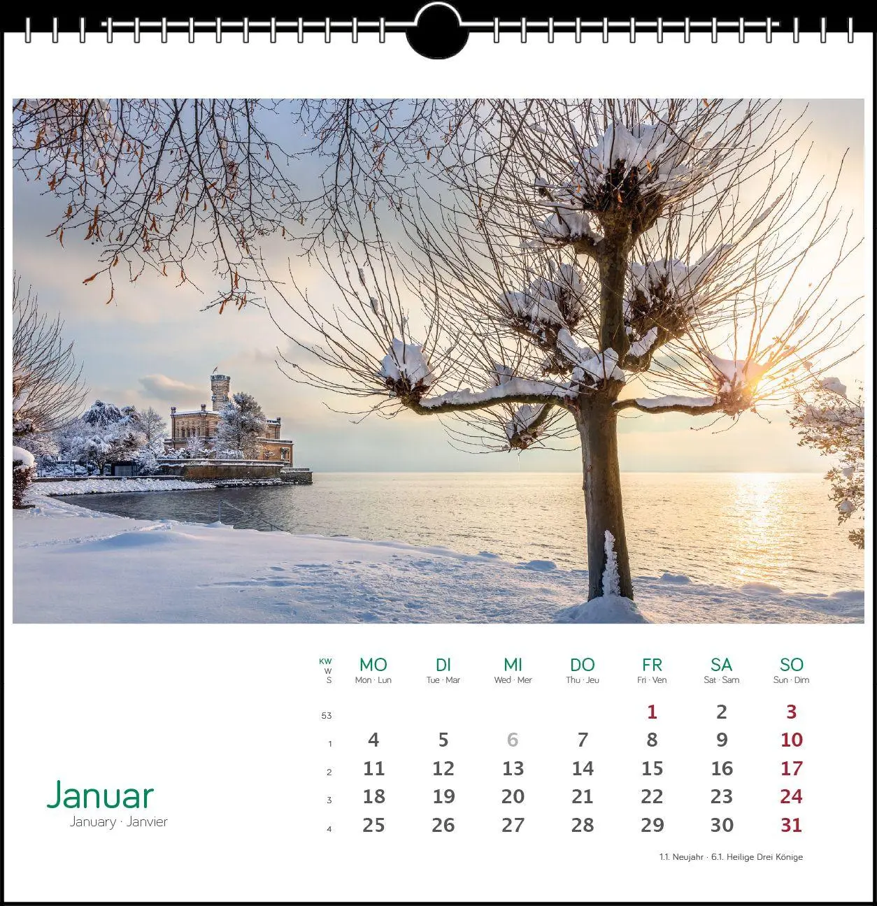 Bild: 9783861926115 | Östlicher Bodensee 2027 | Postkarten-Tischkalender | Fotografen | 2027