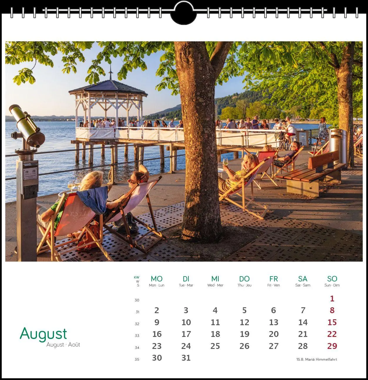 Bild: 9783861926115 | Östlicher Bodensee 2027 | Postkarten-Tischkalender | Fotografen | 2027