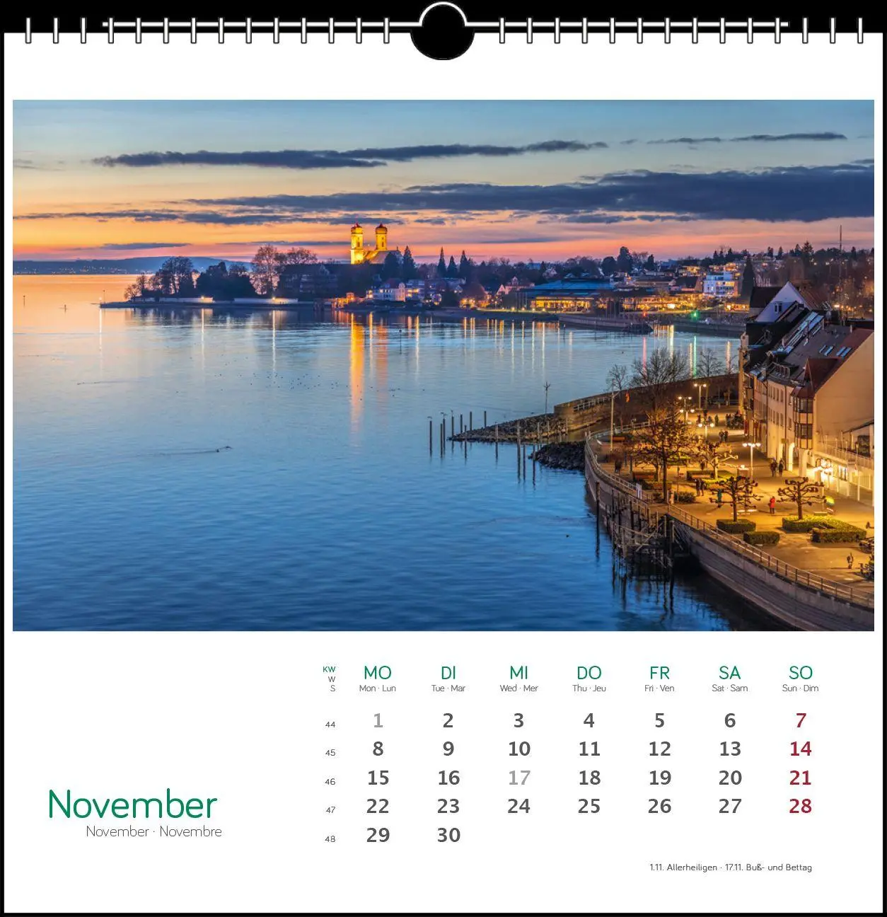 Bild: 9783861926115 | Östlicher Bodensee 2027 | Postkarten-Tischkalender | Fotografen | 2027