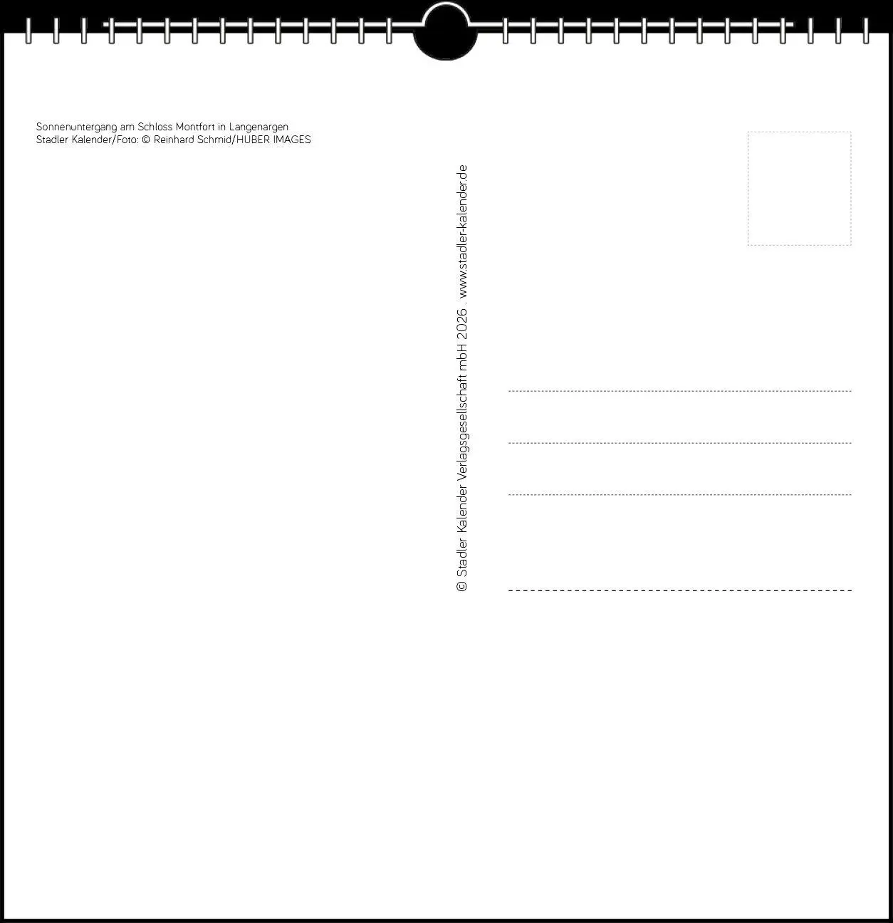Bild: 9783861926115 | Östlicher Bodensee 2027 | Postkarten-Tischkalender | Fotografen | 2027