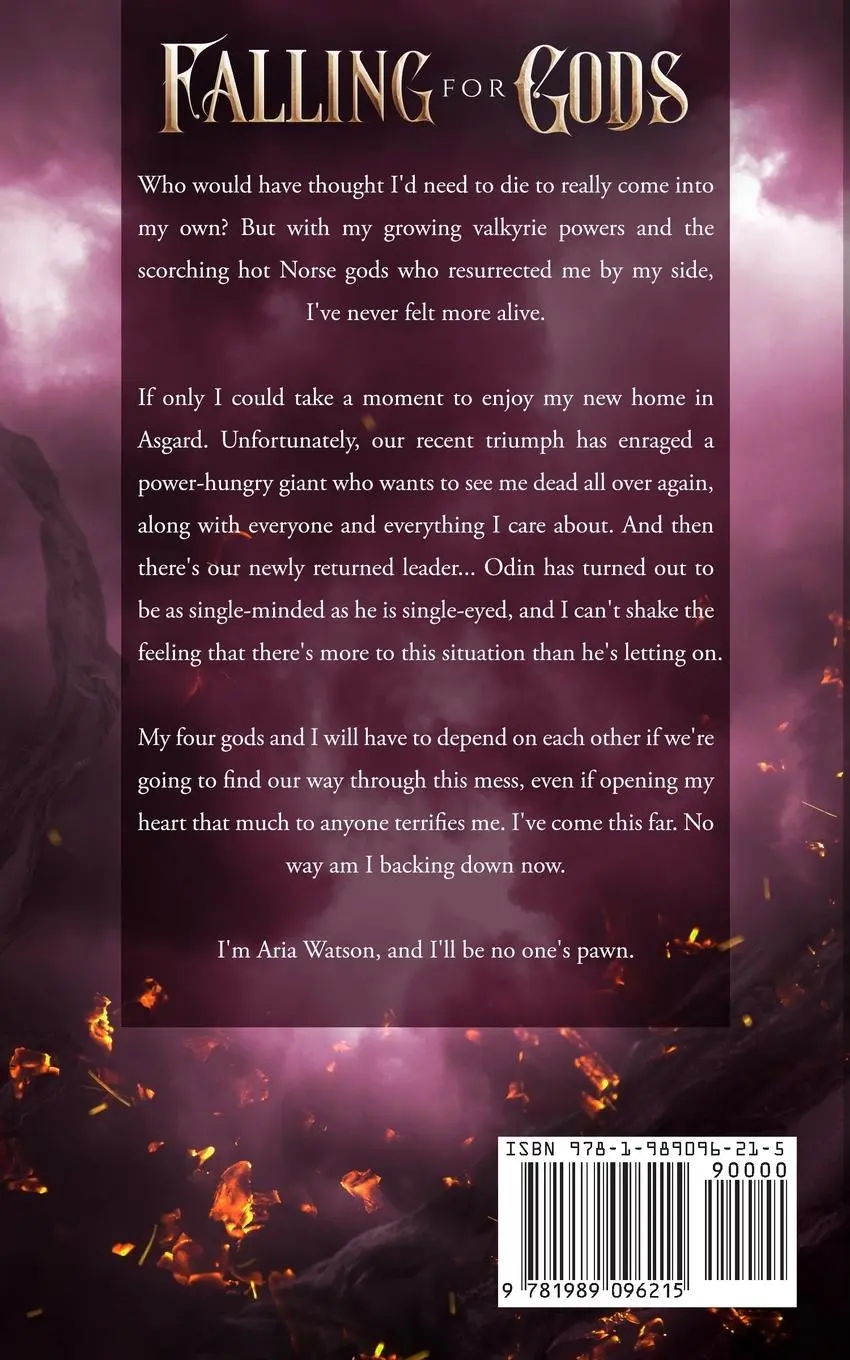 Rückseite: 9781989096215 | Falling for Gods | Eva Chase | Taschenbuch | Their Dark Valkyrie