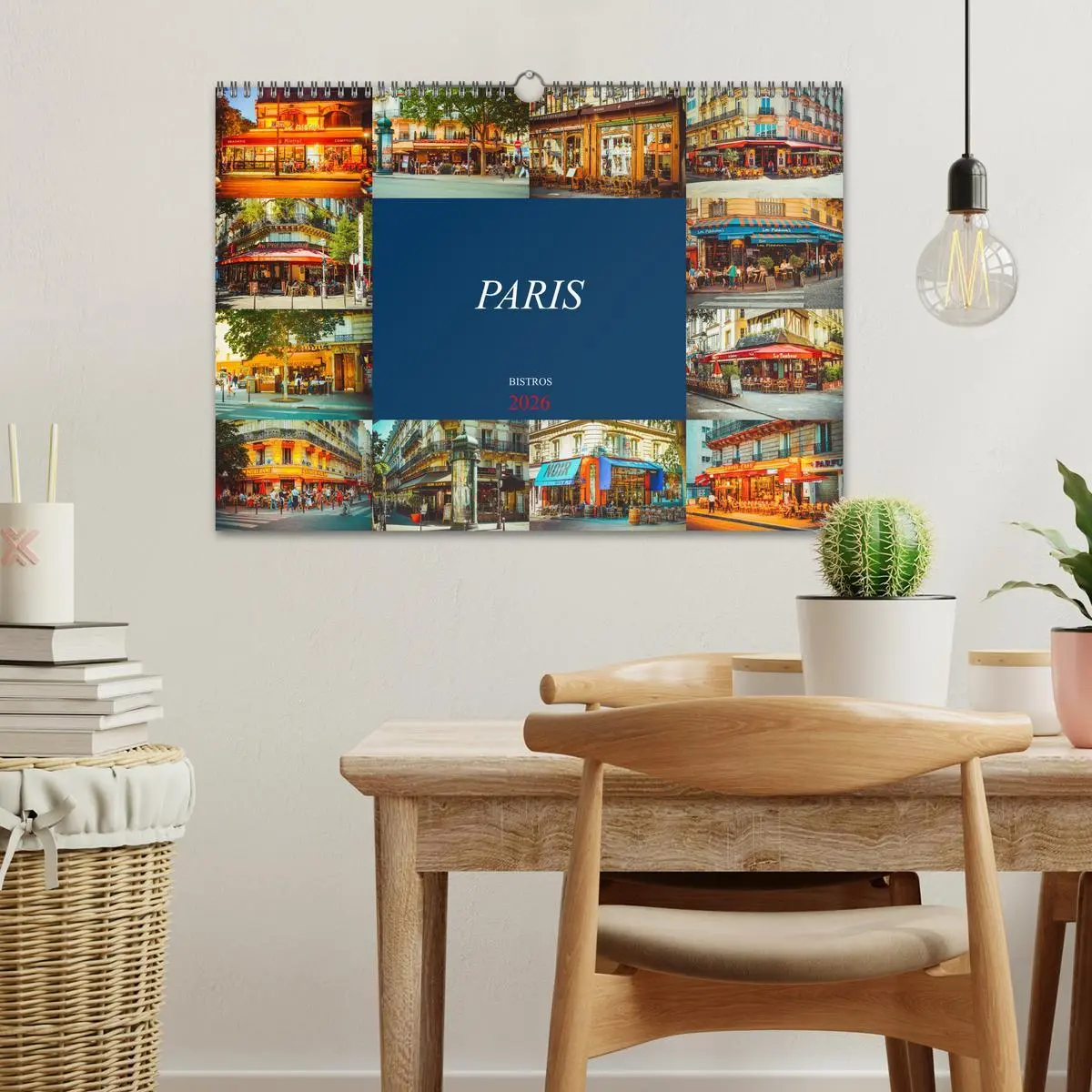 Bild: 9783457856215 | Paris Bistros (Wandkalender 2026 DIN A3 quer), CALVENDO Monatskalender