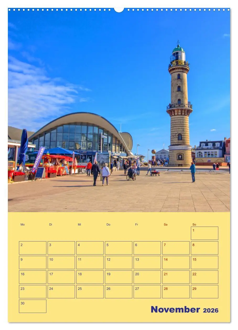Bild: 9783516326215 | Sehnsuchtsort Warnemünde (Wandkalender 2026 DIN A2 hoch), CALVENDO...