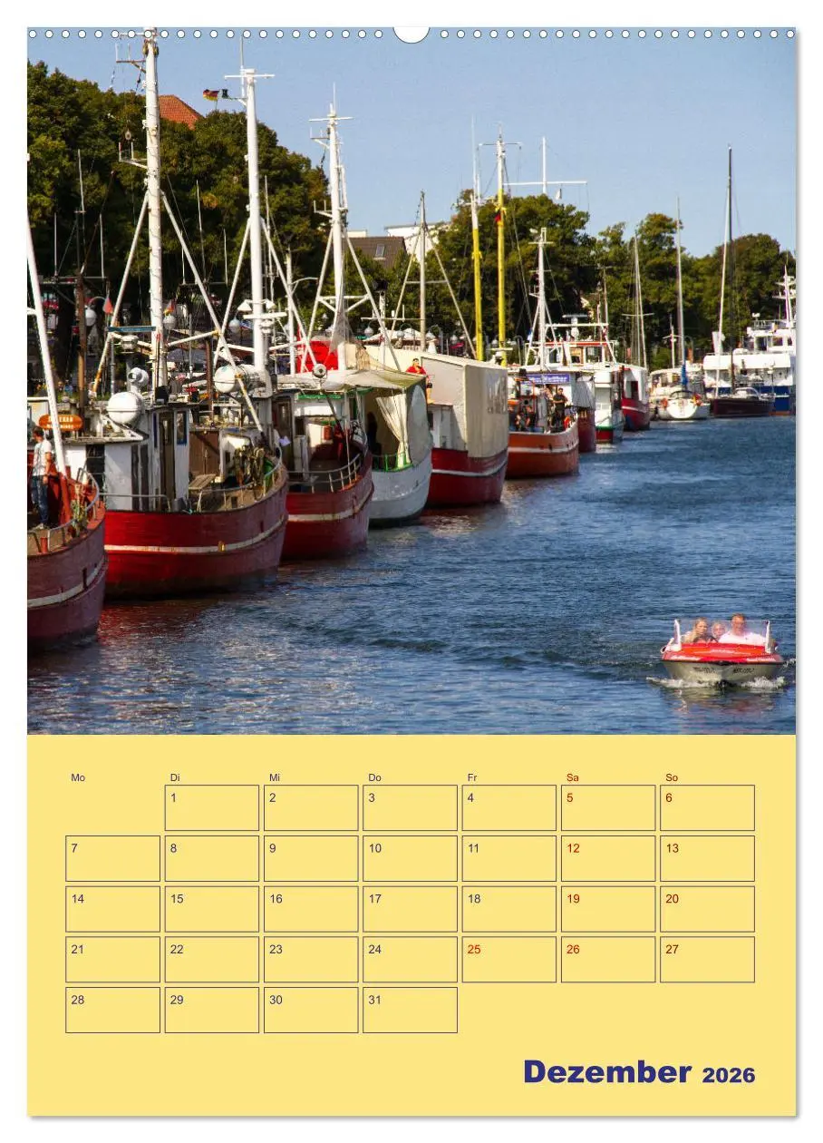 Bild: 9783516326215 | Sehnsuchtsort Warnemünde (Wandkalender 2026 DIN A2 hoch), CALVENDO...