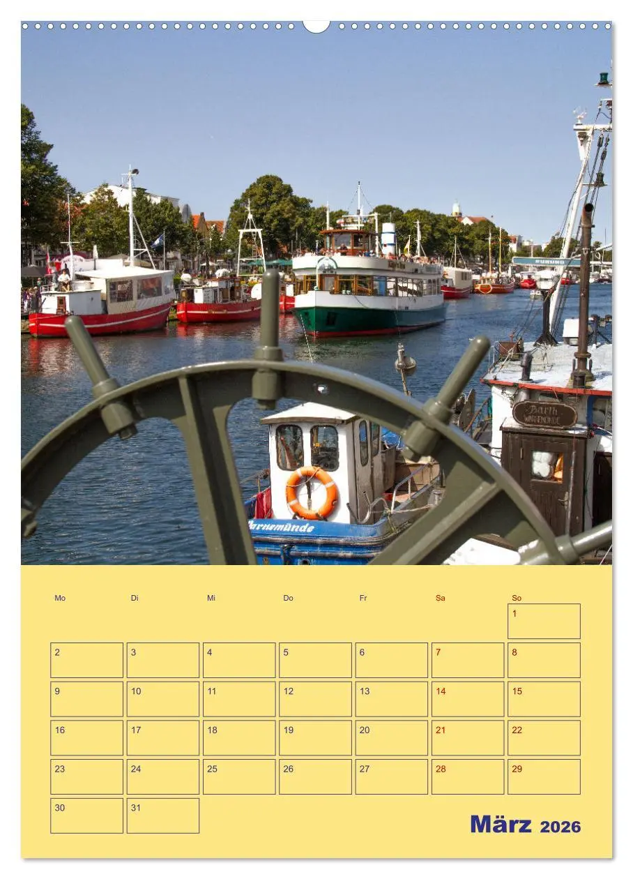 Bild: 9783516326215 | Sehnsuchtsort Warnemünde (Wandkalender 2026 DIN A2 hoch), CALVENDO...