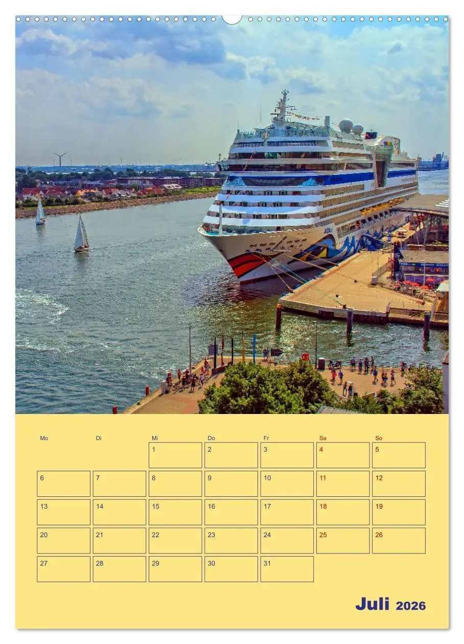 Bild: 9783516326215 | Sehnsuchtsort Warnemünde (Wandkalender 2026 DIN A2 hoch), CALVENDO...
