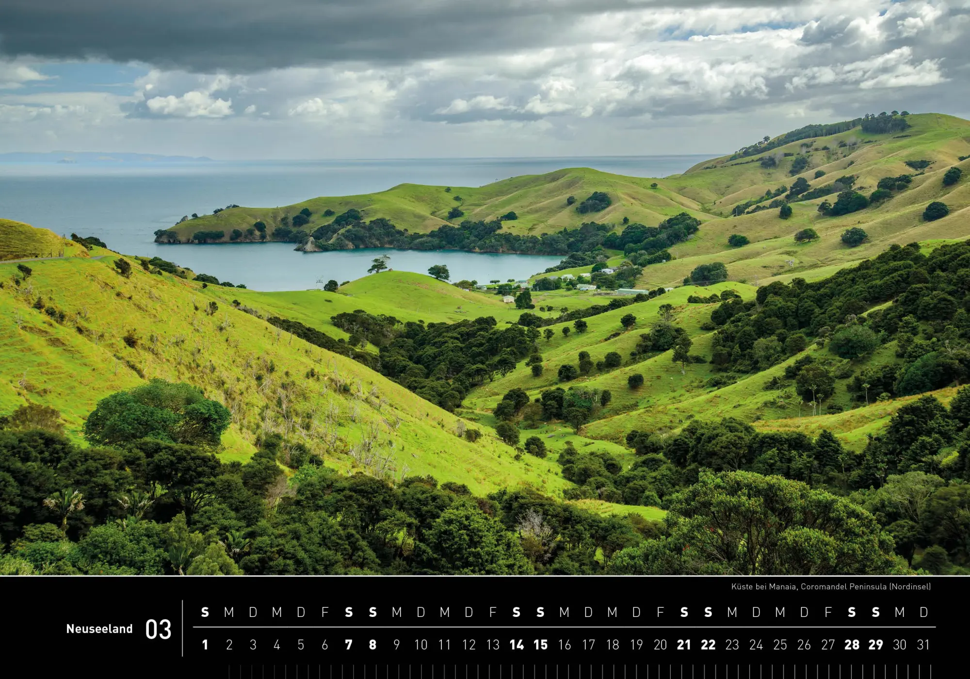 Bild: 9783968556215 | Neuseeland Premiumkalender 2026 | Christian Heeb | Kalender | 14 S.