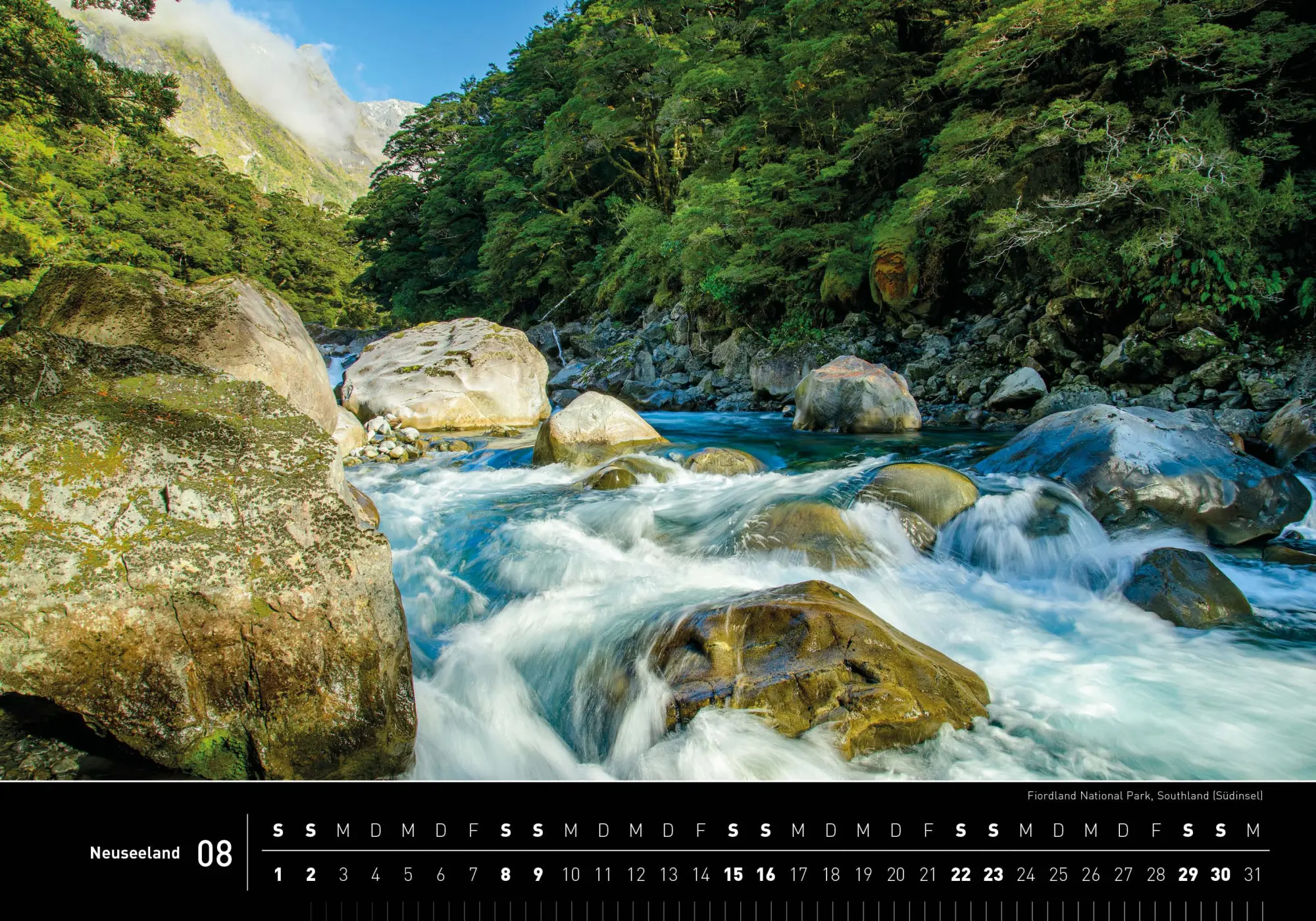 Bild: 9783968556215 | Neuseeland Premiumkalender 2026 | Christian Heeb | Kalender | 14 S.