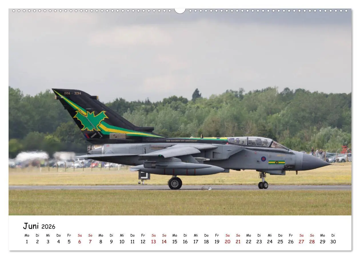 Bild: 9783457846315 | Militärjets Panavia Tornado (Wandkalender 2026 DIN A2 quer),...