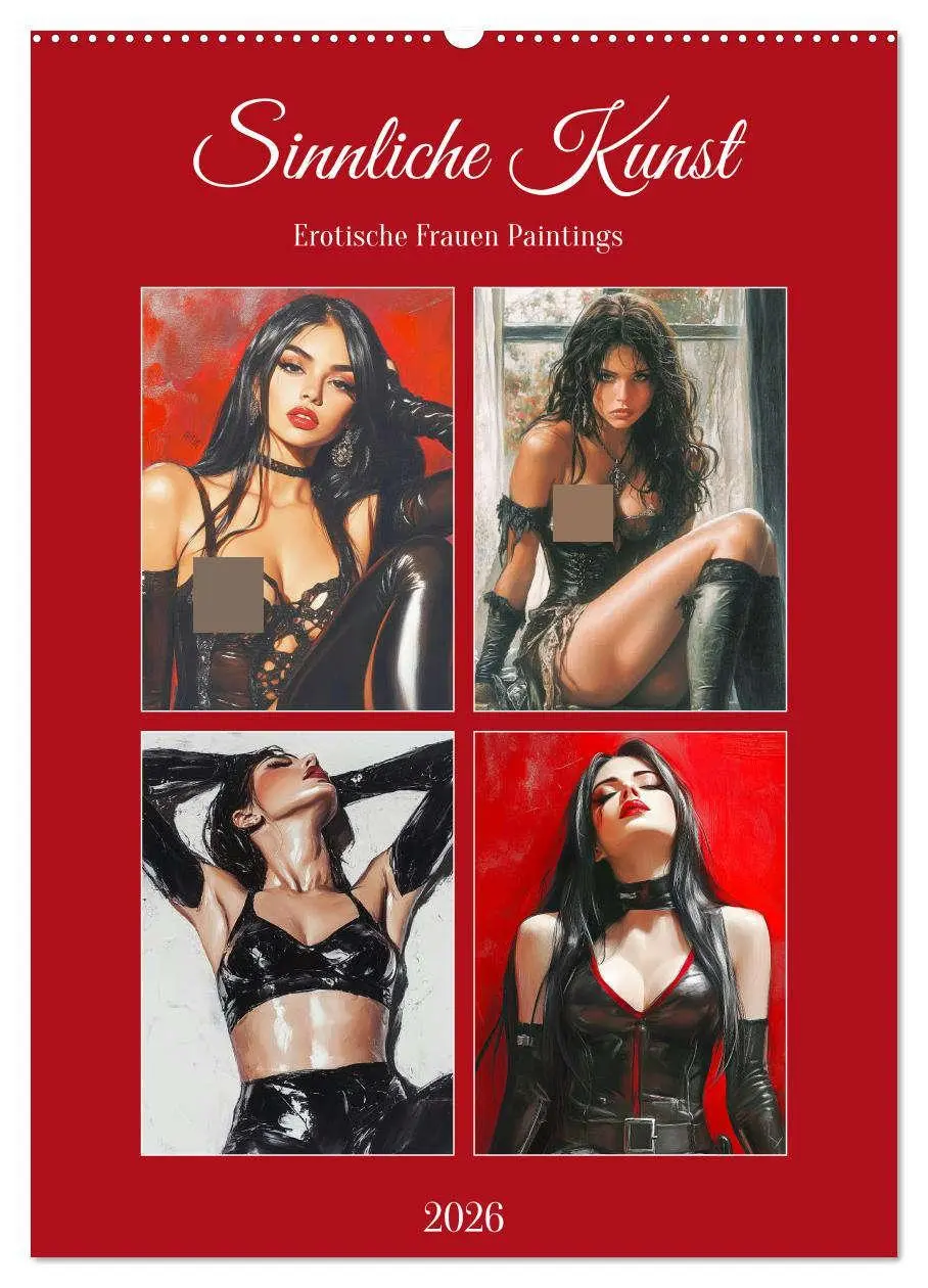 Cover: 9783516246315 | Sinnliche Kunst. Erotische Frauen Paintings (Wandkalender 2026 DIN...