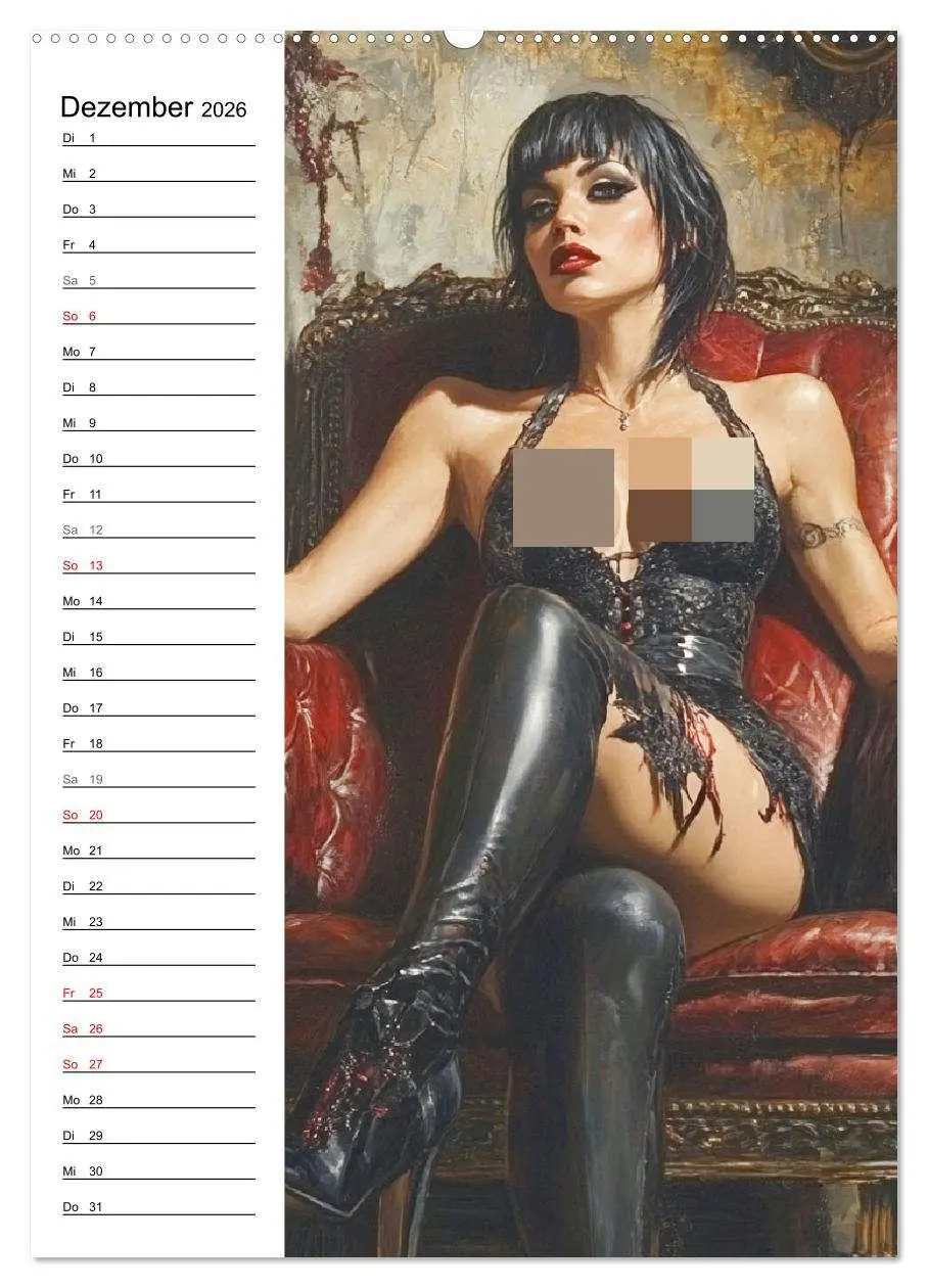 Bild: 9783516246315 | Sinnliche Kunst. Erotische Frauen Paintings (Wandkalender 2026 DIN...