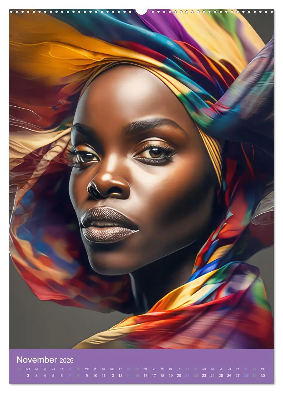 Bild: 9783516316315 | Afrikanische Frauen - Portraits im Stil der afrikanischen Kultur...