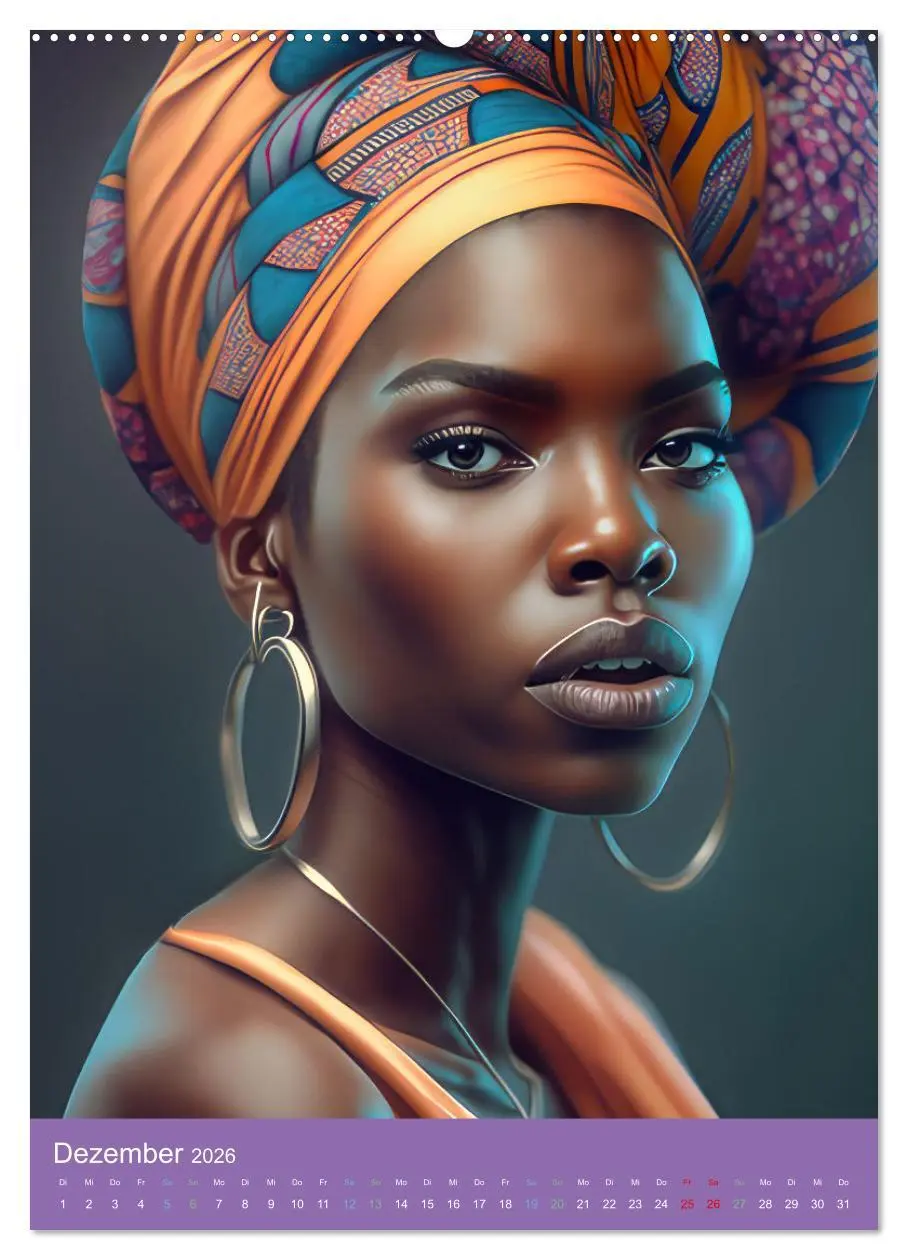 Bild: 9783516316315 | Afrikanische Frauen - Portraits im Stil der afrikanischen Kultur...