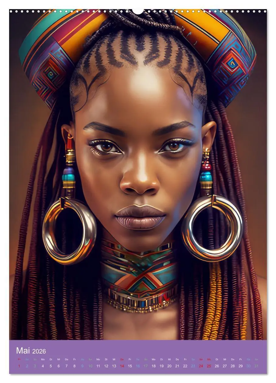 Bild: 9783516316315 | Afrikanische Frauen - Portraits im Stil der afrikanischen Kultur...