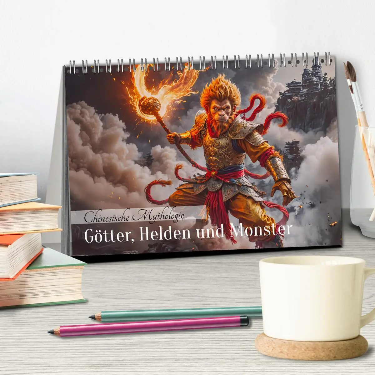 Bild: 9783516626315 | Chinesische Mythologie - Götter, Helden und Monster (Tischkalender...