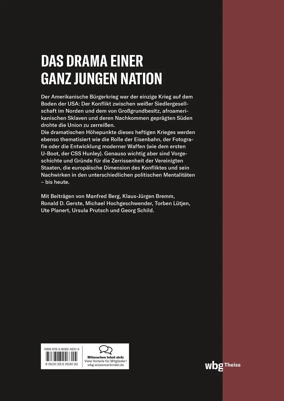 Rückseite: 9783806246315 | Der Amerikanische Bürgerkrieg | Trauma einer Nation | Geschichte