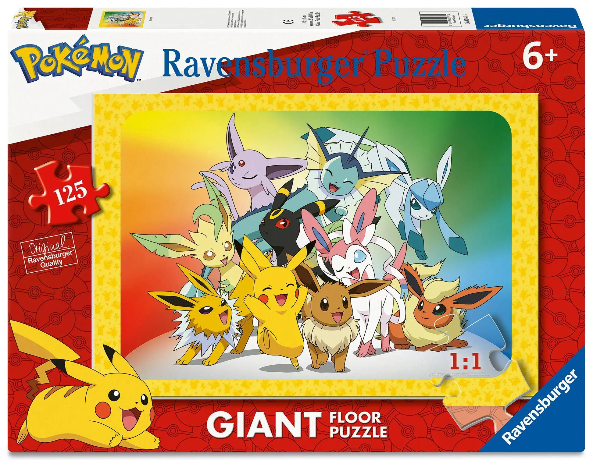 Cover: 4005556056415 | Ravensburger Kinderpuzzle 05641 - Pokémon - großes Bodenpuzzle mit...